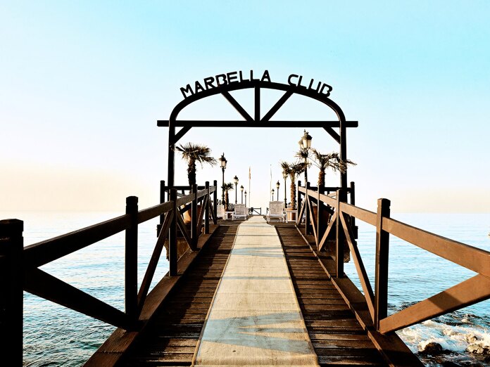 Het begin van de Marbella Club. Marbella Club dok.