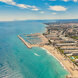 Aerial view of Puerto Banús on the Costa del Sol, featuring its marina, beaches, and Marbella in the background.