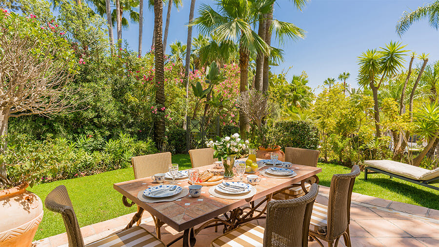 Gardens in Las Terrazas de Puente Romano