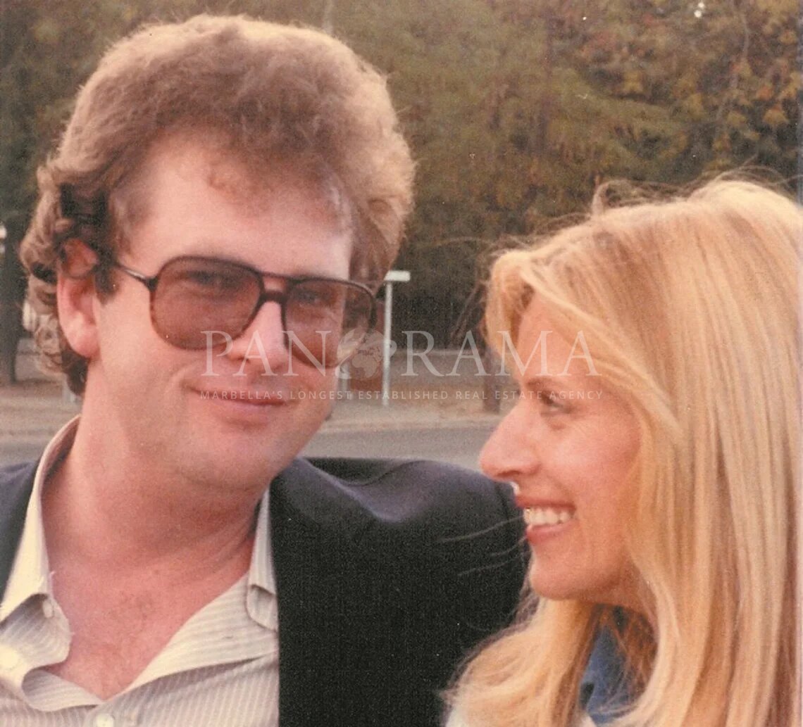 Chris & his first wife Kirsten, Katinka & Alex’s mother, 1975.