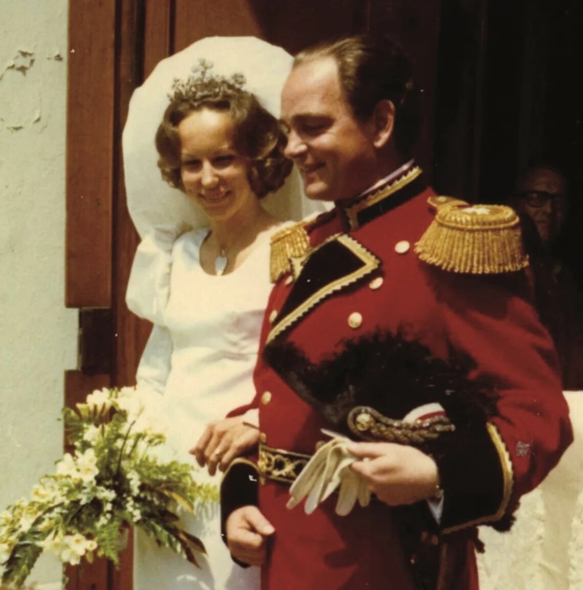 Wedding of Princess Marie Louise & Count Rudi von Schönburg, 1971.