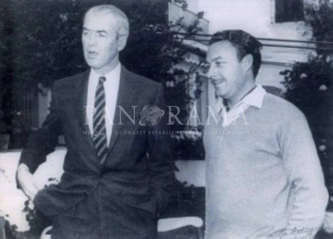 James Stewart & Prince Alfonso.