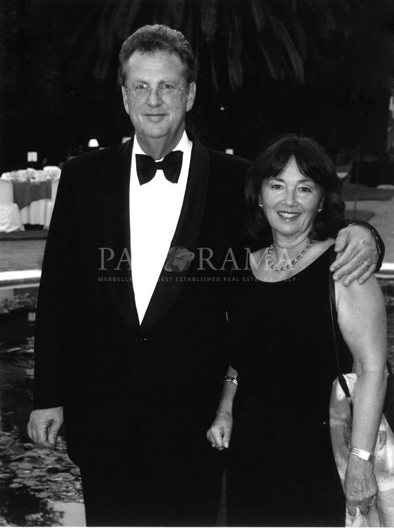 Chris en zijn huidige vrouw Jovita op een galafeest in 2006