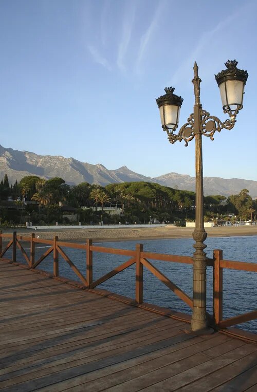 Vue sur la plage de Marbella