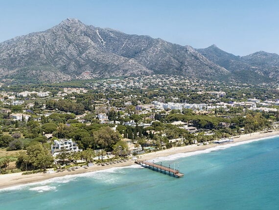 Marbella Golden Mile: One of the most famous and luxurious areas of Marbella