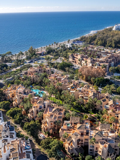 Aerial view of San Pedro de Alcántara beach