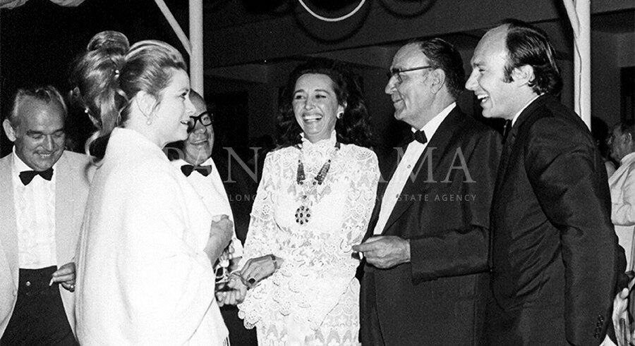 Grace Kelly, Prince Rainier & Jose Banús atthe inauguration of Puerto Banús