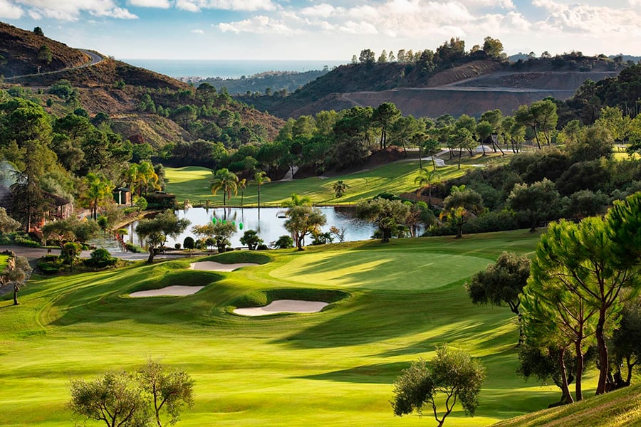 Marbella Club Resort. Campos de golf cerca de Benahavís