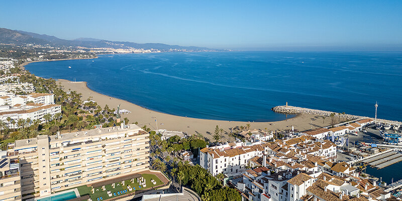 Vista aérea desde Marina Banús