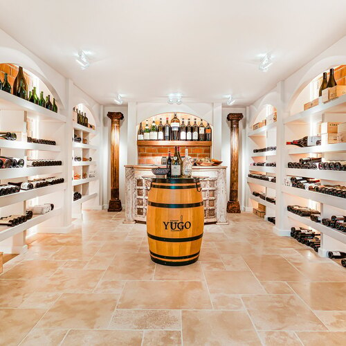 Wine cellar to store a fabulous wine collection