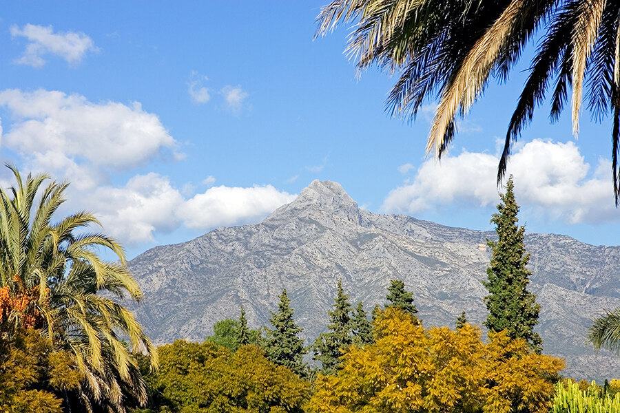 La Concha mountain in Marbella