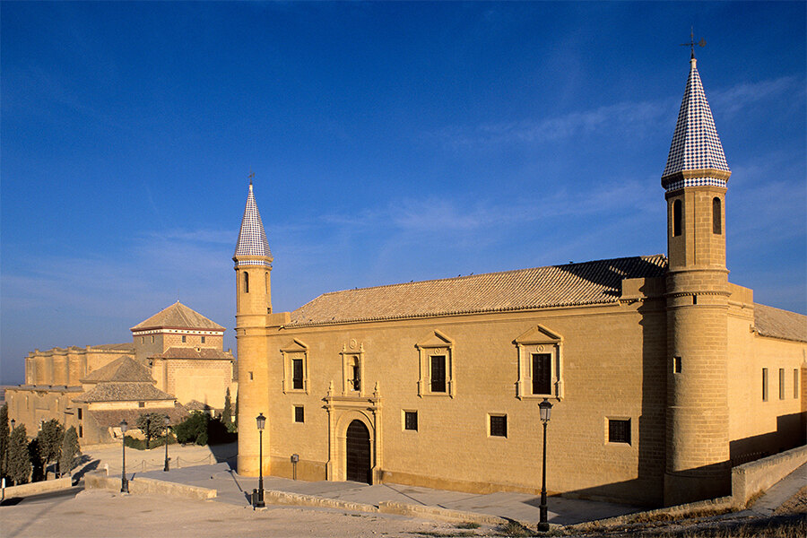 Osuna the university and Colegiate church behind