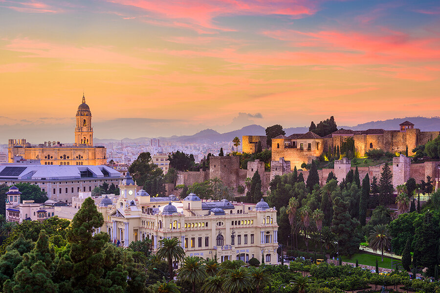 Vista de Málaga