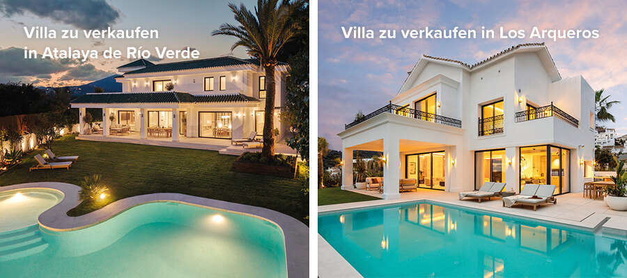 Villen zum Verkauf in Atalaya de Río Verde und in Los Arqueros