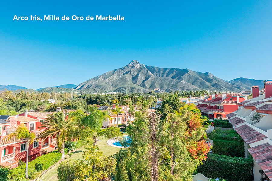 Arco Iris en la Milla de Oro de Marbella