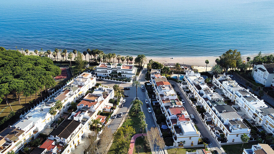 The beachside Marbellamar development, at the top of the list of townhouses