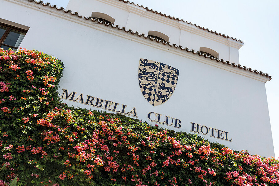 Façade of the Marbella Club Hotel