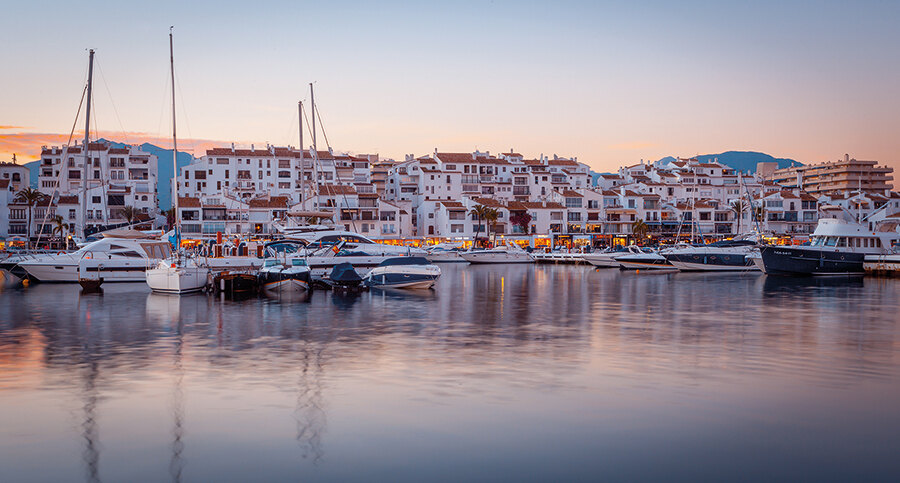 Image of the marina in Puerto Banús, Marbella