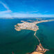 Aerial view of Cádiz, The Oldest City in Western Europe