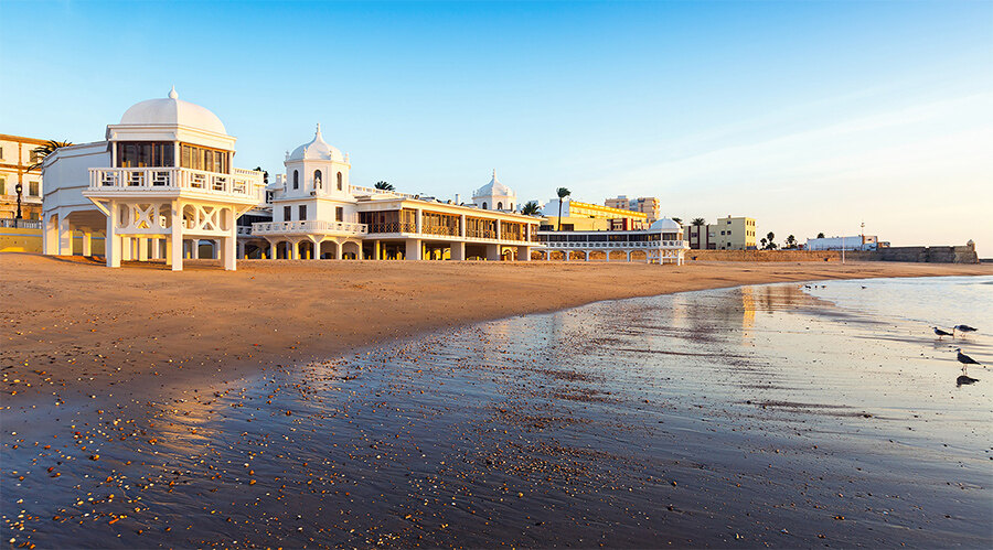 The famous La Caleta beach