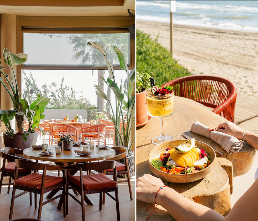 Oyana Beach Club propose un menu dédié aux chiens et pour chaque commande, 2 € sont reversés à une fondation de sauvetage locale !