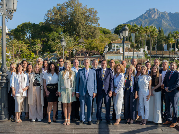 Marbella’s first international real estate agency. Picture of the Panorama team