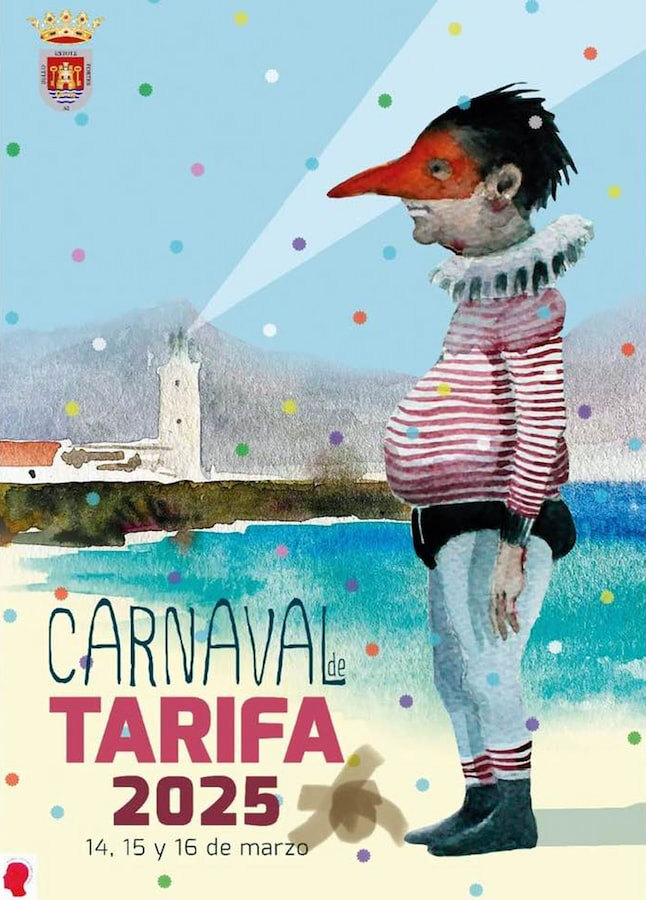 L'affiche officielle du Carnaval de Tarifa 2025