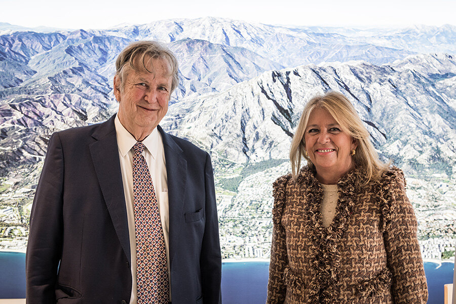 Christopher Clover and the Mayor of Marbella, Ángeles Muñoz, 11 December 2020