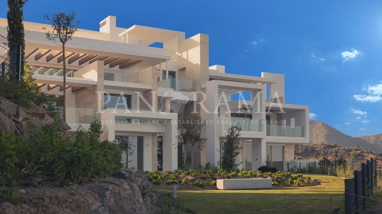 Moderne appartement in de heuvels boven Marbella