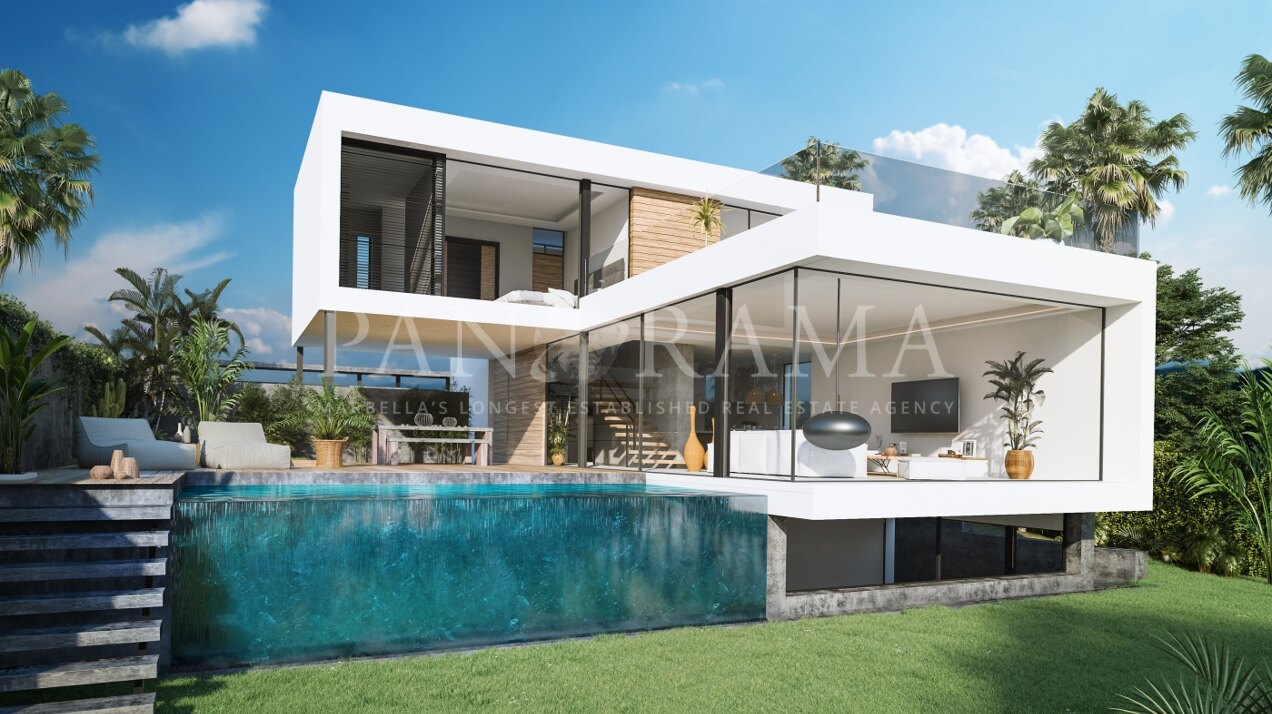 Gloednieuwe moderne villa in exclusief golfcomplex in El Campanario