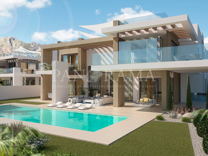 Projet de deux villas dans un emplacement imbattable dans la zone la plus prestigieuse du Golden Mile de Marbella