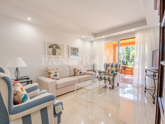 Erdgeschosswohnung an der Goldenen Meile in Oasis de Marbella