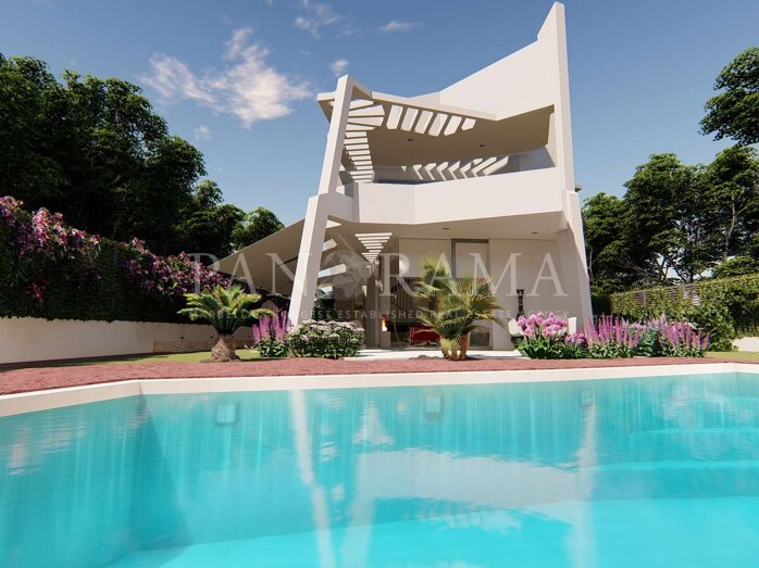 Excepcional villa ecológica con diseño y tecnología de vanguardia en Atalaya Golf