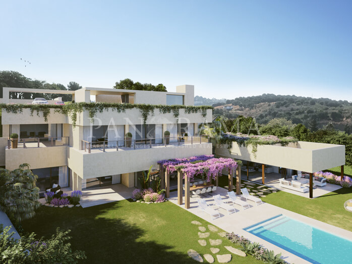 Villa moderne clé en main en bordure de golf à Los Flamingos