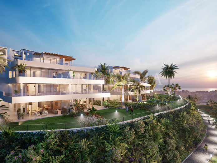 Brandneue Wohnung mit fantastischem Blick in Mirador de Estepona Hills Fase III