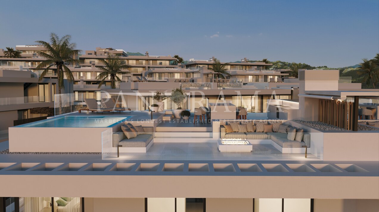 Nieuw project van appartementen en halfvrijstaande villa’s in Oost-Marbella