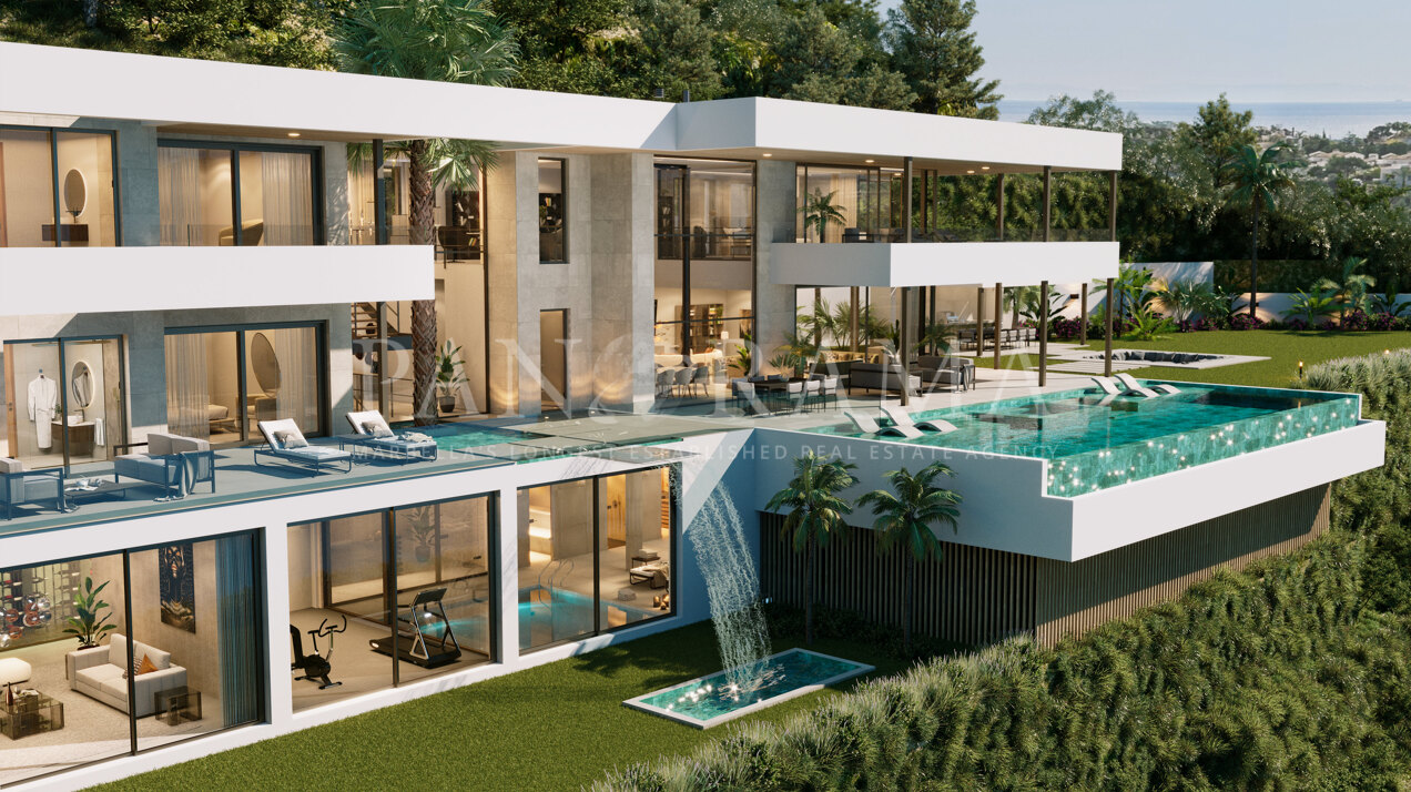 Project van twee uitzonderlijke villa’s met zee- en golfzicht in El Madroñal
