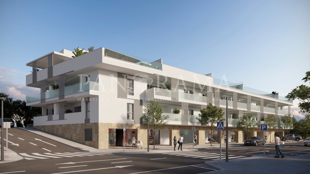 Nouveau projet d'appartements dans le centre-ville de San Pedro de Alcántara