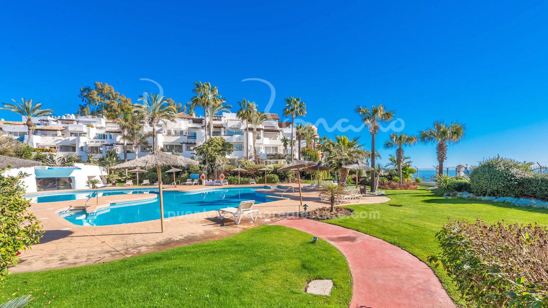 Corner duplex penthouse in Ventura del Mar, a beachfront complex near Puerto Banús