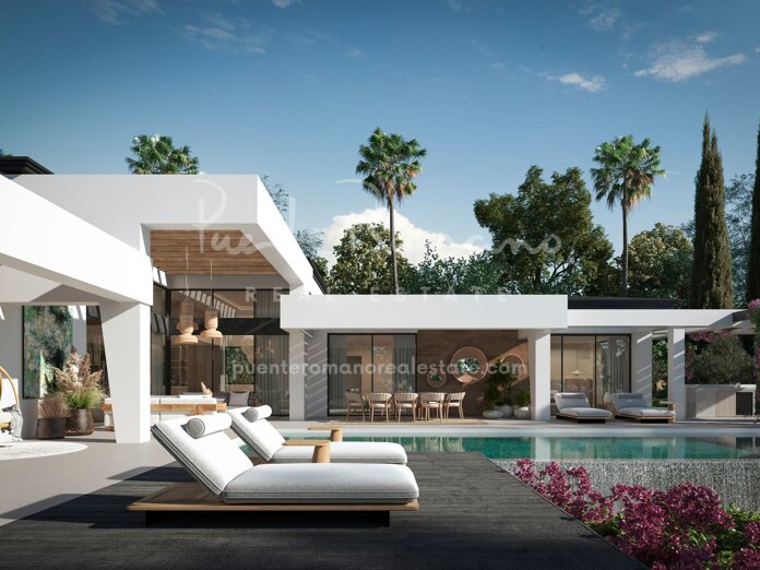 Contemporary new villa in the Golf Valley of Nueva Andalucia