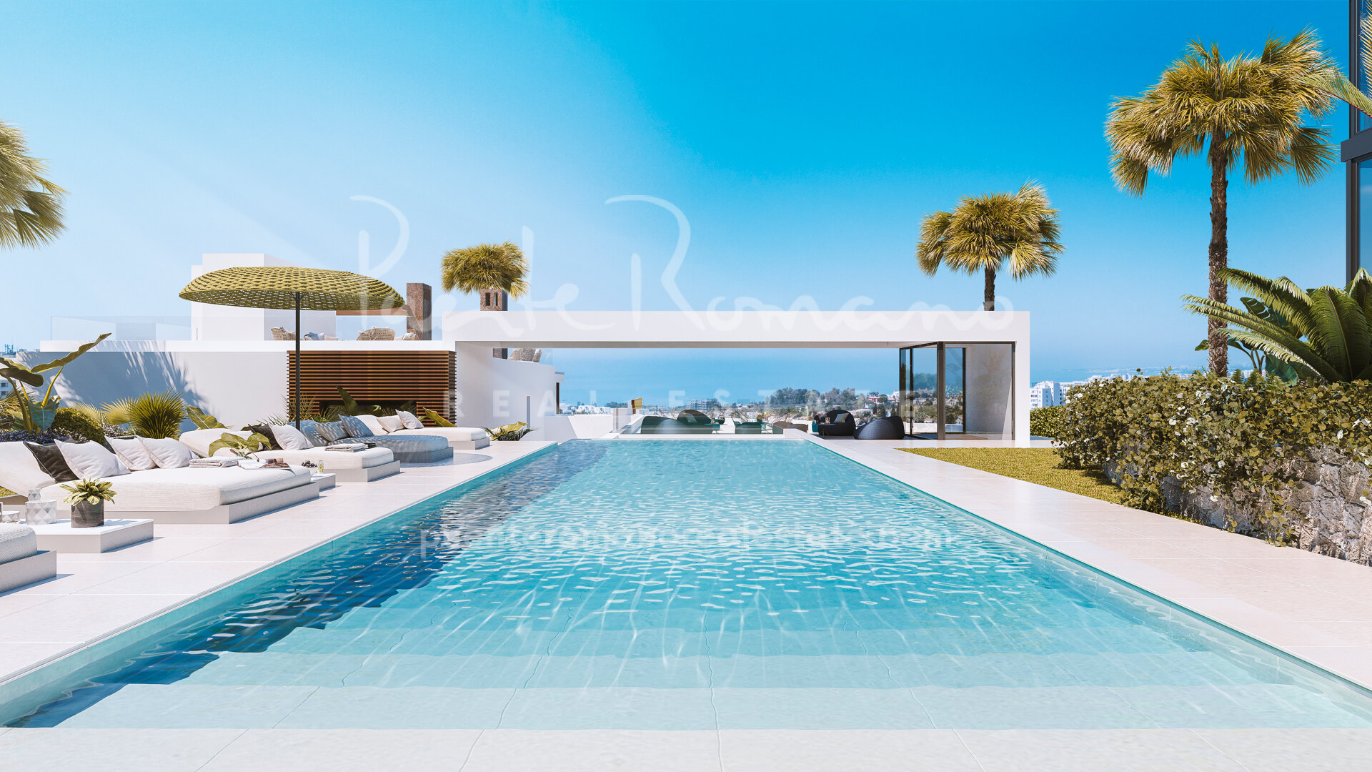 High quality brand new townhouses with panoramic sea views and 24 hour security
