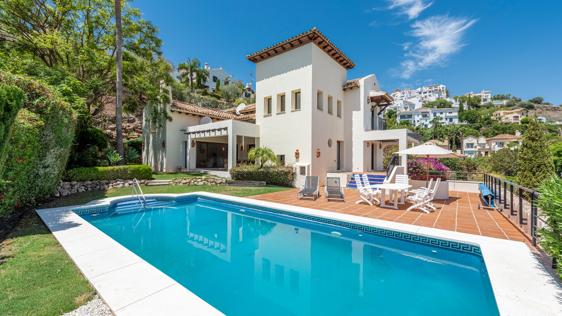 Charmante villa à Los Arqueros avec vue panoramique