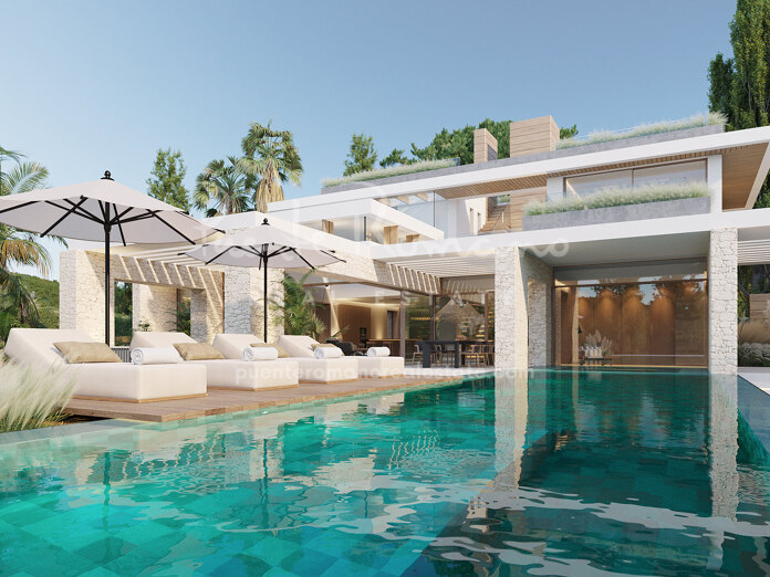 2 stunning villas with Mediterranean architecture in Nueva Andalucía