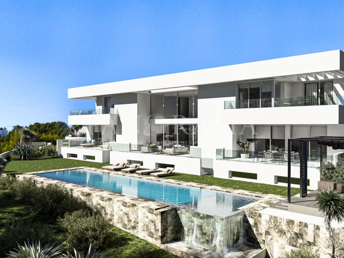 Brandneue moderne Luxusvilla zum Verkauf in Paraiso Alto wird für Sie bis Ende 2023 bereit sein