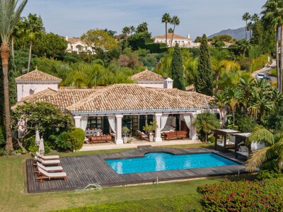 Villa situada en la prestigiosa urbanización Vega del Colorado, en Benahavís