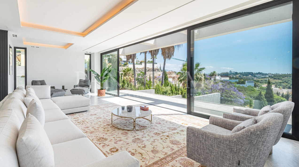 Nouvelle villa avec vue sur la mer à Los Flamingos