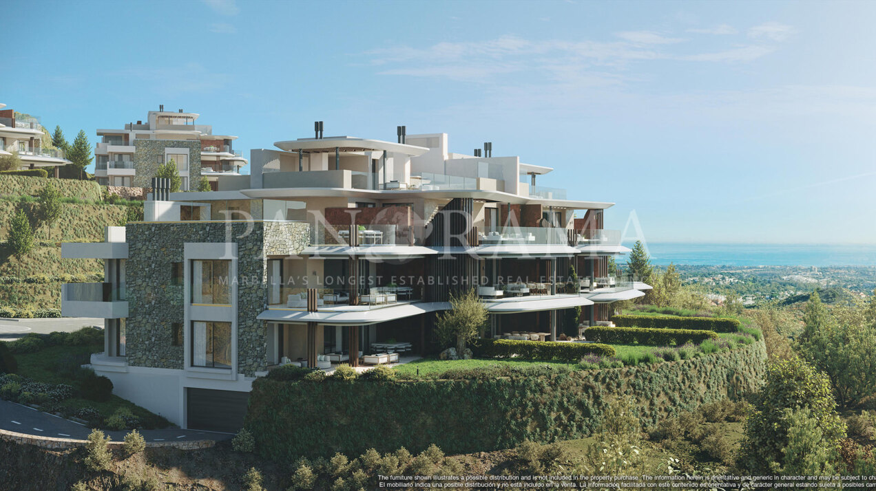 New development of apartments and penthouses in Real de La Quinta with sublime views