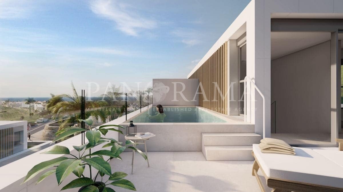 Exclusive new boutique development of 10 attached villas in Estepona Hills