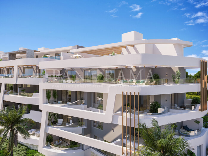 Moderne Frontlinie Golf neue Entwicklung in Guadalmina Alta