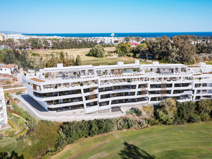 Moderne Frontlinie Golf neue Entwicklung in Guadalmina Alta
